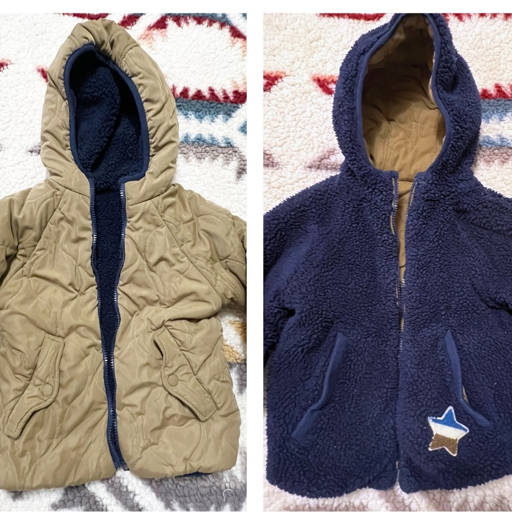 Zara Reversible Hooded Jacket 3/4